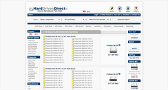 Desktop Screenshot of harddrivesdirect.com
